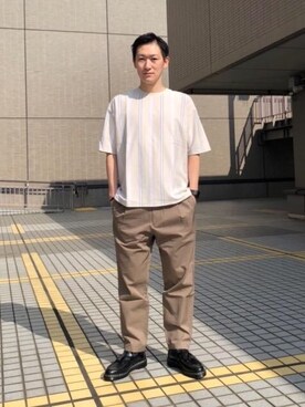 慈道 一磨さん（メンズ・170cm）の春コーディネート