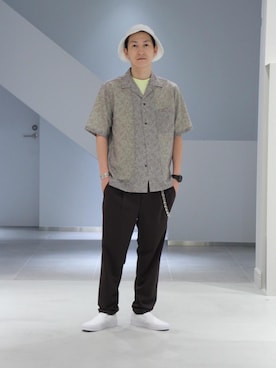 慈道 一磨さん（メンズ・170cm）の夏コーディネート