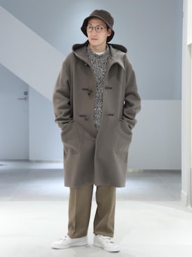 「Thingless（シングレス）のアイテム（パンツ）」を使った、慈道 一磨さん（メンズ・170cm）の秋コーディネート