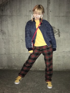 「I.S.（アイエス）のアイテム」を使った、クリヤマさん（レディース・158cm）の秋コーディネート