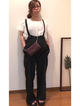 「JIMMY CHOO（ジミーチュウ）のアイテム（財布/小物）」を使った、はんだぱんださん（レディース・146cm）の春コーディネート