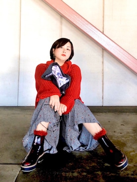 はんだぱんださん（レディース・146cm）の冬コーディネート