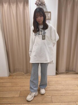 マジェスティックレゴン名古屋近鉄店スタッフさん（レディース・152cm）の冬コーディネート