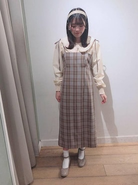 マジェスティックレゴン名古屋近鉄店スタッフさん（レディース・152cm）の春コーディネート
