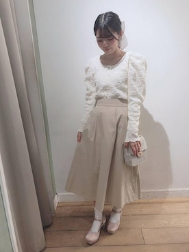 マジェスティックレゴン名古屋近鉄店スタッフさん（レディース・152cm）の春コーディネート