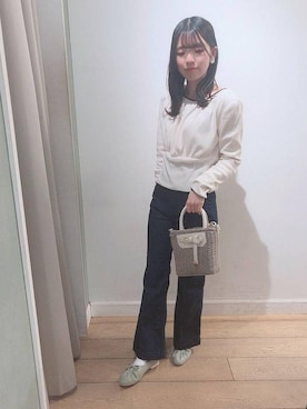 マジェスティックレゴン名古屋近鉄店スタッフさん（レディース・152cm）の春コーディネート