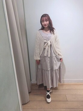 マジェスティックレゴン名古屋近鉄店スタッフさん（レディース・152cm）の春コーディネート
