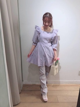 マジェスティックレゴン名古屋近鉄店スタッフさん（レディース・152cm）の春コーディネート