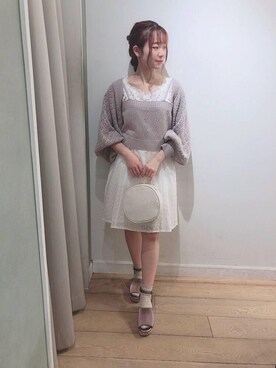マジェスティックレゴン名古屋近鉄店スタッフさん(レディース・152cm)の春コーディネート