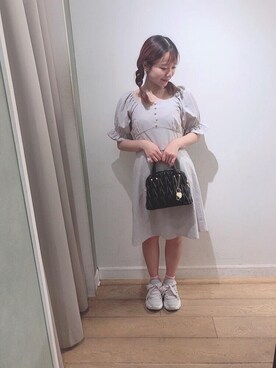 マジェスティックレゴン名古屋近鉄店スタッフさん（レディース・152cm）の春コーディネート