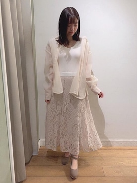 マジェスティックレゴン名古屋近鉄店スタッフさん（レディース・152cm）の秋コーディネート