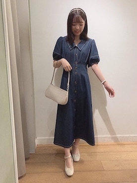 マジェスティックレゴン名古屋近鉄店スタッフさん（レディース・152cm）の秋コーディネート