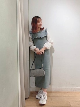 マジェスティックレゴン名古屋近鉄店スタッフさん（レディース・152cm）の秋コーディネート