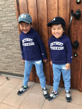 Aobaさん（キッズ・100cm）の冬コーディネート