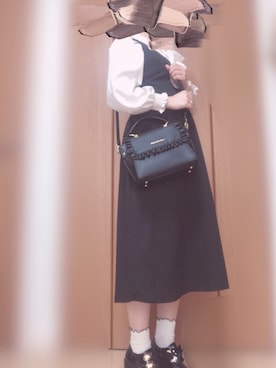 「archives e'pice（アルシーヴエピス）のアイテム（ワンピース/ドレス）」を使った、なちちさん（レディース・153cm）の春コーディネート