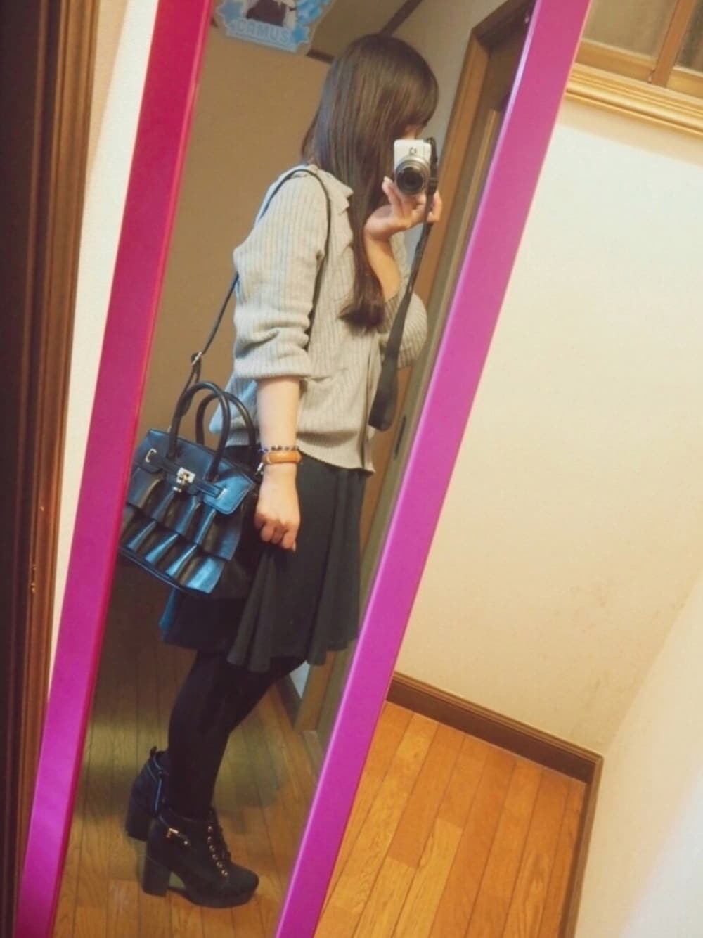 6roku リバーシブル ロング コート 宮崎あおい着 6roku リバーシブル