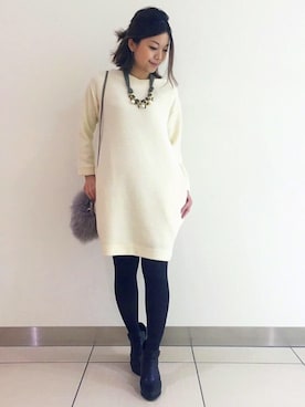 Chisaさん(レディース・154cm)の冬コーディネート