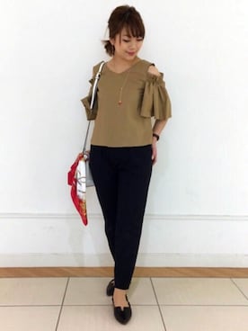 Chisaさん（レディース・154cm）の春コーディネート