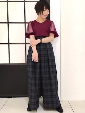 Chisaさん（レディース・154cm）の秋コーディネート
