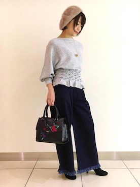 Chisaさん（レディース・154cm）の秋コーディネート