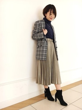 Chisaさん（レディース・154cm）の秋コーディネート