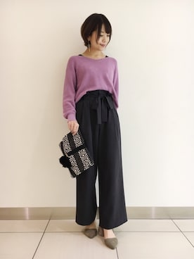 Chisaさん（レディース・154cm）の秋コーディネート