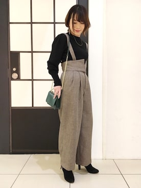 Chisaさん（レディース・154cm）の冬コーディネート