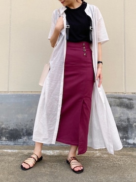 Chisaさん（レディース・154cm）の夏コーディネート