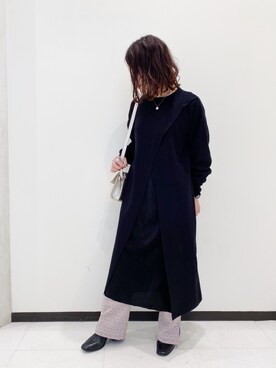 「PAGEBOY（ページボーイ）のハクミニショルダーBAG（ショルダーバッグ）」を使った、Chisaさん（レディース・154cm）の秋コーディネート