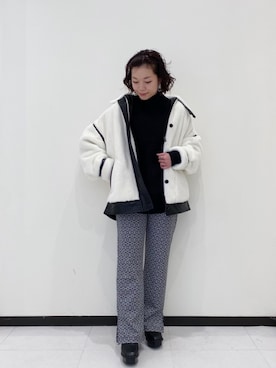 Chisaさん(レディース・154cm)の冬コーディネート