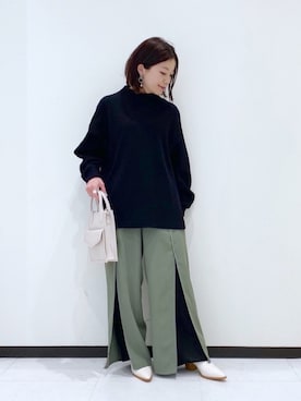 Chisaさん（レディース・154cm）の冬コーディネート