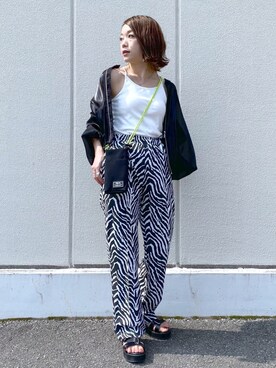 「PAGEBOY CORE」｜「アイテム（その他アウター）」を使った、Chisaさん（レディース・154cm）の夏コーディネート