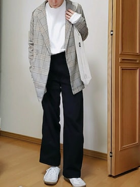 「junes（ジュネス）のアイテム」を使った、ₛₑₜₜₛさん（レディース・161cm）の春コーディネート