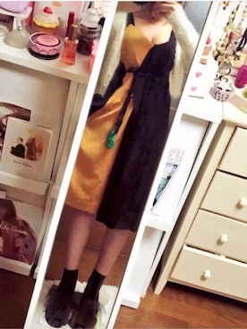 「LILY BROWN（リリーブラウン）のアイテム（かごバッグ）」を使った、moraさん（レディース・163cm）の秋コーディネート