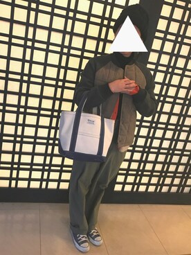 「yangany（ヤンガニー）のアイテム」を使った、tiyさん（レディース・153cm）の冬コーディネート