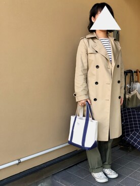 「yangany（ヤンガニー）のアイテム」を使った、tiyさん（レディース・153cm）の春コーディネート