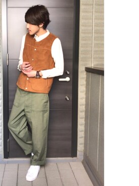 こじまさん（メンズ・178cm）の春コーディネート