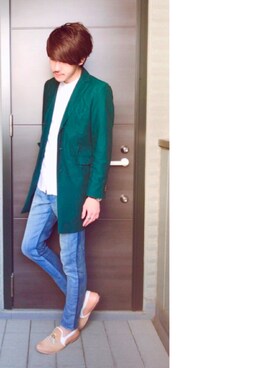 こじまさん（メンズ・178cm）の春コーディネート