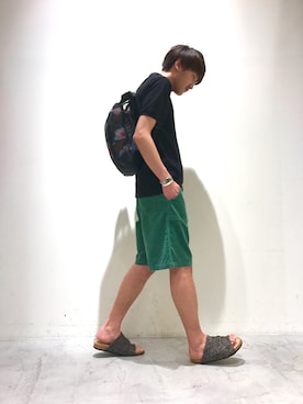 「CIAOPANIC TYPY（チャオパニックティピー）のアイテム（サンダル）」を使った、こじまさん（メンズ・178cm）の春コーディネート