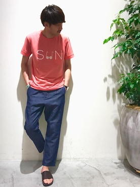 こじまさん（メンズ・178cm）の夏コーディネート