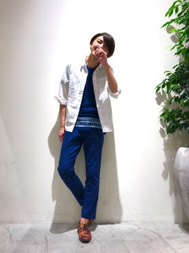 こじまさん（メンズ・178cm）の夏コーディネート