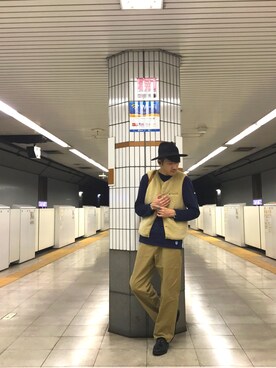 「CIAOPANIC TYPY」｜「アイテム（その他アウター）」を使った、こじまさん（メンズ・178cm）の秋コーディネート