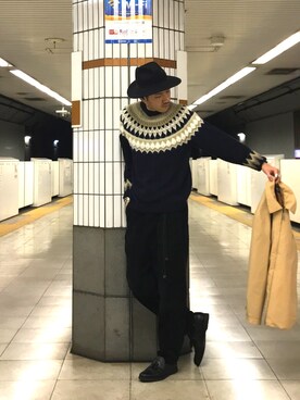 「フォロバ」｜「アイテム（その他シューズ）」を使った、こじまさん（メンズ・178cm）の秋コーディネート