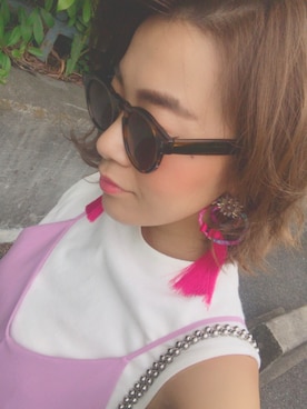 サングラスを使った ラップワンピース の人気ファッションコーディネート Wear