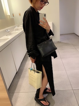 「rag & bone（ラグアンドボーン）のアイテム（スカート）」を使った、makiさん（レディース・152cm）の夏コーディネート
