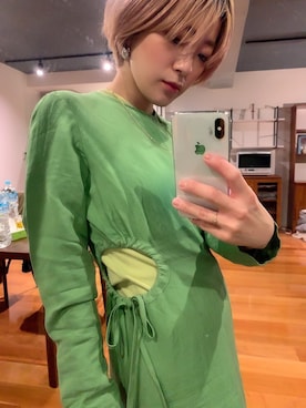 「Re Done（リダン）のアイテム」を使った、makiさん（レディース・152cm）の春コーディネート