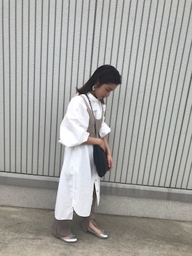 「cloverleaf（クローバーリーフ）のアイテム」を使った、michikaさん（レディース・155cm）の春コーディネート