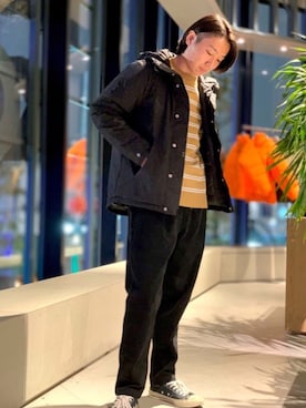 「koe（コエ）のアイテム（その他アウター）」を使った、🦋¥U🦋さん（メンズ・180cm）の冬コーディネート