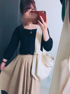 「flower」｜「アイテム（その他）」を使った、ぽんさん（レディース・156cm）の春コーディネート