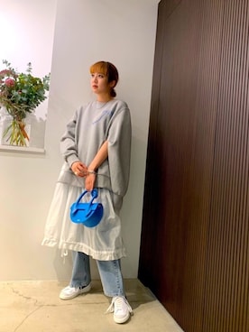 「Yuzefi（ユゼフィ）のアイテム」を使った、forgetmenotsさん（レディース・160cm）の春コーディネート